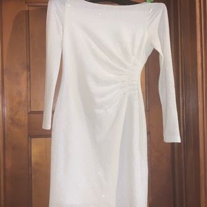 White Vince Camuto beaded size 6